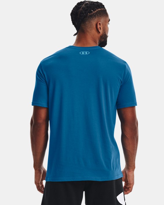 Men's UA GL Foundation Short Sleeve T-Shirt, Blue, pdpMainDesktop image number 1